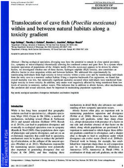 Translocation of cave fish (Poecilia mexicana) within and between natural habitats along a toxicity gradient