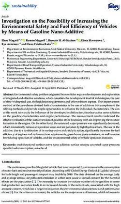 Investigation on the Possibility of Increasing the Environmental Safety and Fuel Efficiency of Vehicles by Means of Gasoline Nano-Additive - MDPI