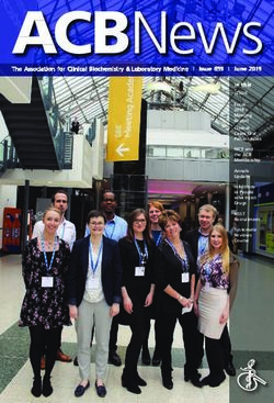 ACBNews - Association for Clinical Biochemistry and ...