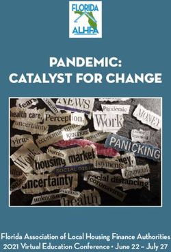 Pandemic: Catalyst for Change - Florida Association of Local Housing Finance Authorities 2021 Virtual Education Conference June 22 - July 27 ...