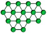 Electronic and structural properties in nanocluster Al n xNix