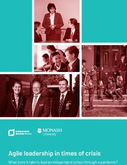 Agile leadership in times of crisis - What does it take to lead an Independent school through a pandemic? - Independent Schools Victoria