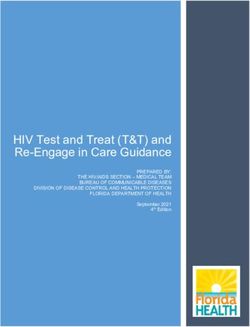 HIV Test and Treat (T&T) and Re-Engage in Care Guidance