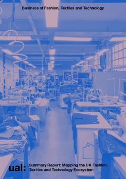 Business of Fashion, Textiles and Technology - Summary Report: Mapping the UK Fashion, Textiles and Technology Ecosystem - BFTT