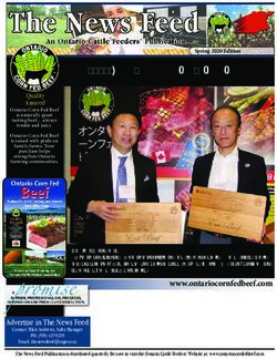 2020 BEEF CONVENTION HIGHLIGHTS - Ontario Corn Fed Beef