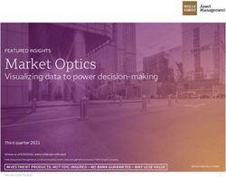 Market Optics Visualizing data to power decision-making - Wells Fargo Asset Management