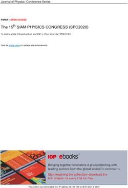 The 15th SIAM PHYSICS CONGRESS (SPC2020)