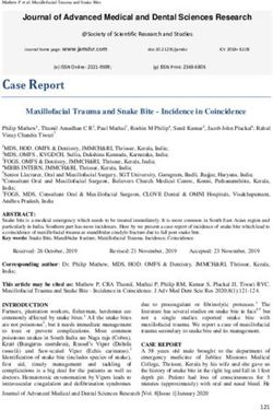 Case Report - Journal of Advanced Medical and Dental ...