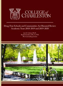 Drug-Free Schools and Communities Act Biennial Review Academic Years 2018-2019 and 2019-2020 - Jeri O. Cabot, Ph.D. The Counseling Center Rachel ...
