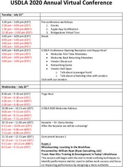 USDLA 2020 Annual Virtual Conference