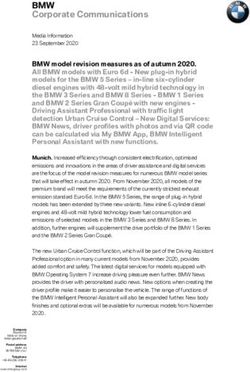 BMW Corporate Communications - BMW Group