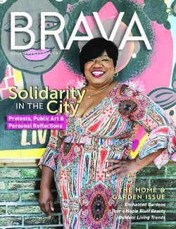 Solidarity in the City - THE HOME & GARDEN ISSUE - BRAVA Magazine