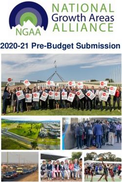 2020-21 Pre-Budget Submission - National Growth Areas ...