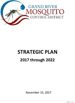 STRATEGIC PLAN 2017 through 2022 - November 15, 2017 - Grand River Mosquito Control District