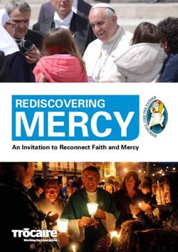MERCY AN INVITATION TO RECONNECT FAITH AND MERCY - TRÓCAIRE