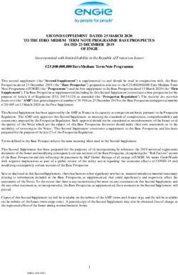 SECOND SUPPLEMENT DATED 25 MARCH 2020 TO THE EURO MEDIUM TERM NOTE PROGRAMME BASE PROSPECTUS DATED 23 DECEMBER 2019 OF ENGIE