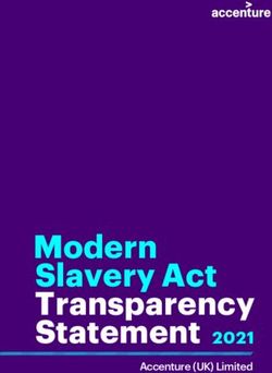 Modern Slavery Act Transparency - Statement 2021 Accenture (UK) Limited
