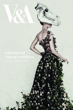 International Touring Exhibitions - Autumn/Winter 2018/19 - Hands On! - International ...