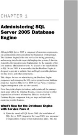Administering SQL Server 2005 Database Engine