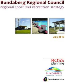 Bundaberg Regional Coun ional Councilcil - regional sport and recreation strategy - Greg ...