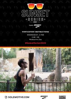 #SunsetSeries2020 PARTICIPANT INSTRUCTIONS - WEDNESDAY, 5 FEB 4.8K | 8K Melbourne Zoo - Sole Motive