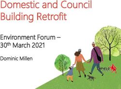 Domestic and Council Building Retrofit - Environment Forum - 30th March 2021 Dominic Millen