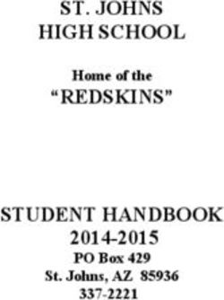 ST. JOHNS HIGH SCHOOL "REDSKINS" STUDENT HANDBOOK - 2014-2015 PO Box 429 Home of the St. Johns, AZ 85936 337-2221