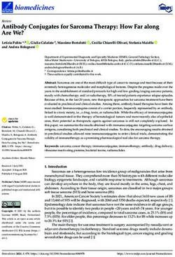 Antibody Conjugates for Sarcoma Therapy: How Far along Are We? - MDPI