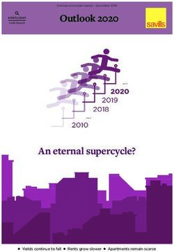 Outlook 2020 - An eternal supercycle? - Savills