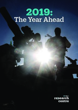 2019: The Year Ahead - TRT World Research Centre