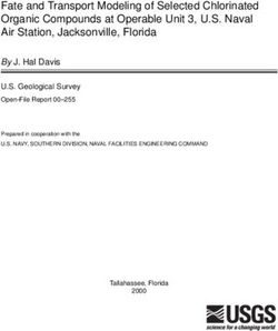 Fate and Transport Modeling of Selected Chlorinated Organic Compounds at Operable Unit 3, U.S. Naval Air Station, Jacksonville, Florida