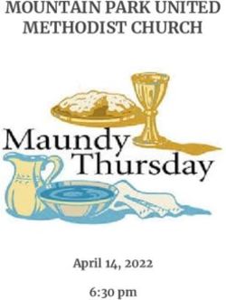 MOUNTAIN PARK UNITED METHODIST CHURCH - April 14, 2022 6:30 pm