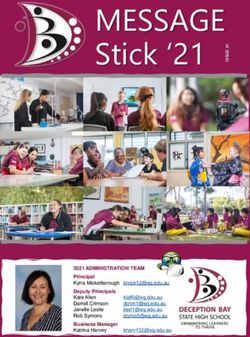 MESSAGE Stick '21 I - Deception Bay State High School