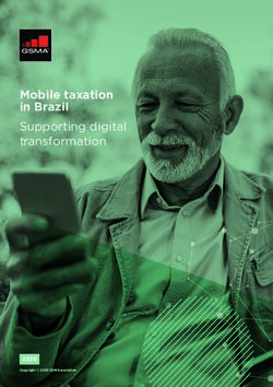Mobile taxation in Brazil - Supporting digital transformation 2020 - GSMA