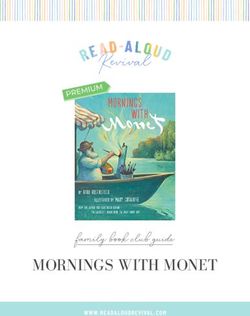MORNINGS WITH MONET family book club guide - Read-Aloud ...