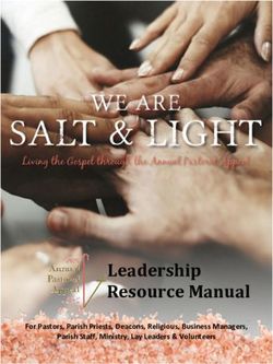 Leadership Resource Manual - For Pastors, Parish Priests, Deacons, Religious, Business Managers, Parish Staff, Ministry, Lay Leaders & Volunteers ...