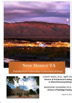 Postdoctoral Fellowship in Neuropsychology - JOSEPH SADEK, Ph.D., ABPP-CN Director of Postdoctoral Training in Clinical Neuropsychology - Veterans ...