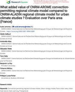 What added value of CNRM-AROME convection-permitting regional climate model compared to CNRM-ALADIN regional climate model for urban climate ...