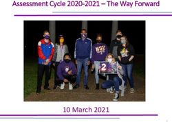 Assessment Cycle 2020-2021 - The Way Forward - 10 March 2021 - Northwestern State University