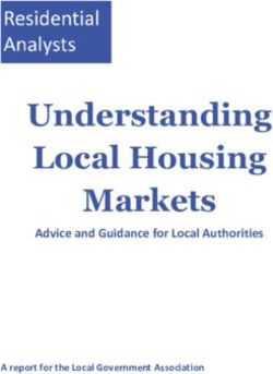 Understanding Local Housing Markets - Advice and Guidance for Local Authorities A report for the Local Government Association - Local Government ...