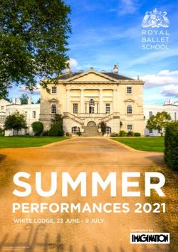 SUMMER PERFORMANCES 2021 - WHITE LODGE, 23 JUNE - 9 JULY - The Royal Ballet School