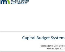 Capital Budget System - State Agency User Guide Revised April 2021 - Mn.gov