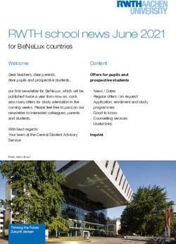 RWTH SCHOOL NEWS JUNE 2021 - FOR BENELUX COUNTRIES - RWTH AACHEN UNIVERSITY