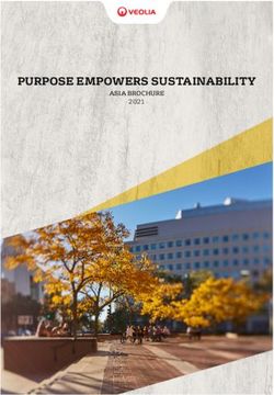 PURPOSE EMPOWERS SUSTAINABILITY - ASIA BROCHURE 2021