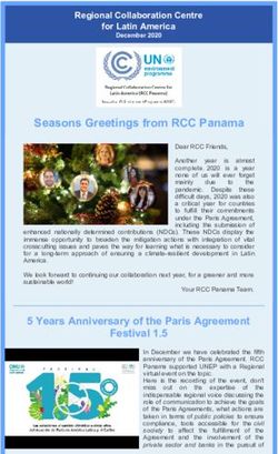 Seasons Greetings from RCC Panama - UNFCCC