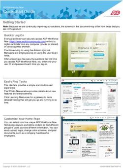 Quick Start Guide ADP Workforce Now - ADP.com