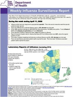 Weekly Influenza Surveillance Report - New York State ...