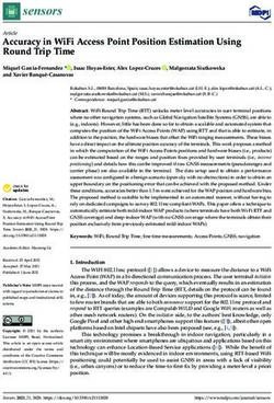 ACCURACY IN WIFI ACCESS POINT POSITION ESTIMATION USING ROUND TRIP TIME