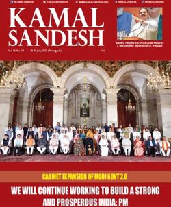 WE WILL CONTINUE WORKING TO BUILD A STRONG AND PROSPEROUS INDIA: PM - KAMAL SANDESH