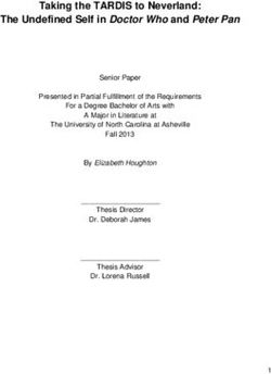 Taking the TARDIS to Neverland: The Undefined Self in Doctor Who and Peter Pan